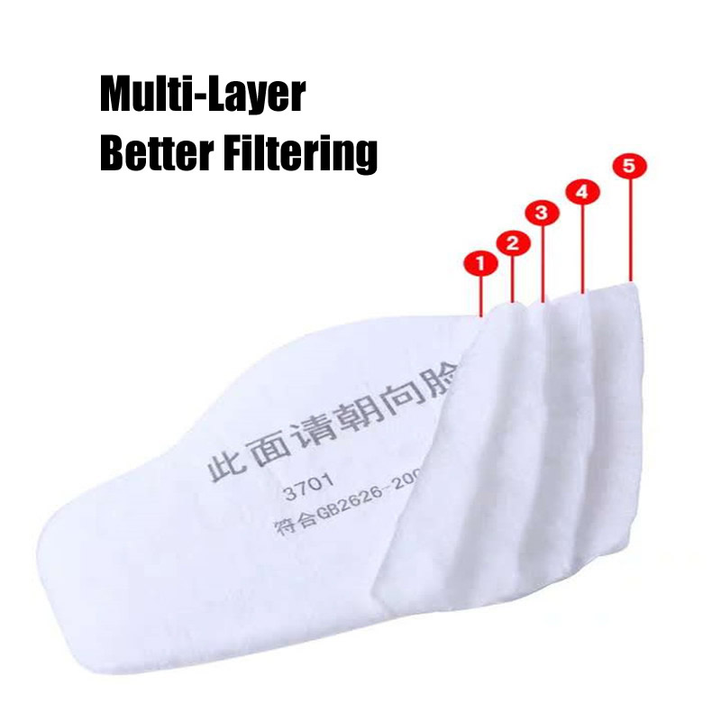 3701 partikel Filter katun unt - Dust Mask Construction ulasan dan harga
