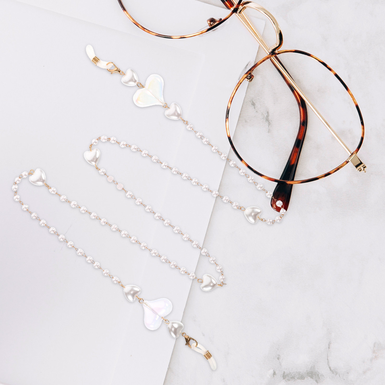 Rantai Kacamata Mutiara Simula - Mask Lanyard Adjustable ulasan dan harga