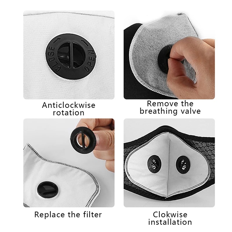 Filter Karbon Aktif PM2.5 Anti - Dust Mask Construction ulasan dan harga