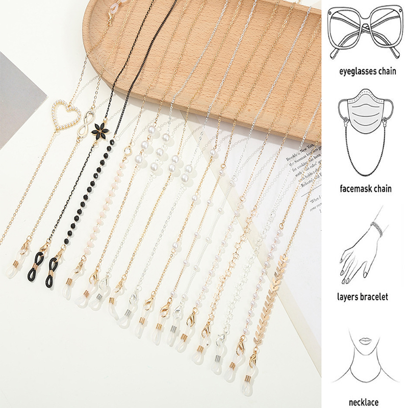 2022 Mode Kacamata Rantai untu - Mask Chain Holder ulasan dan harga