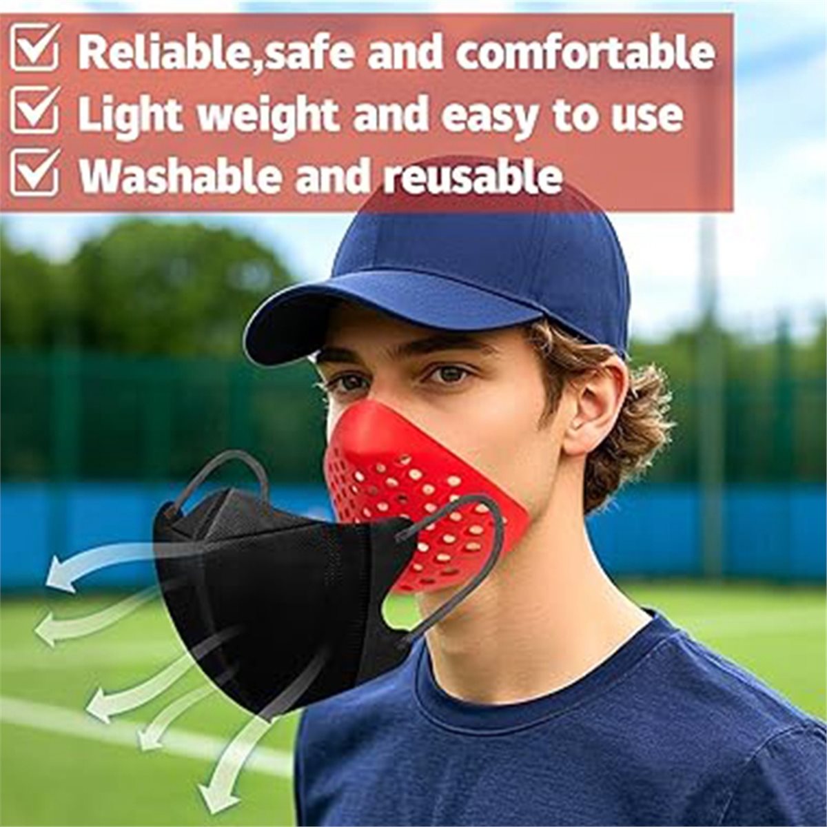 4 Buah Braket Dalam Masker Sil - Silicone Mask Bracket ulasan dan harga