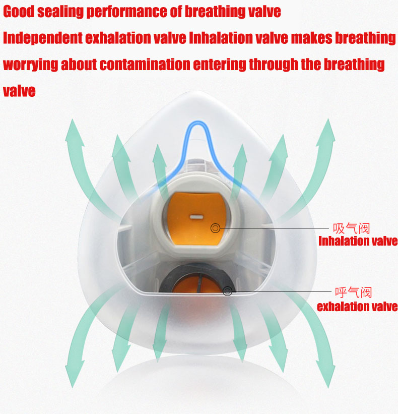 Masker Respirator Gas Silikon  - Respirator Half Face ulasan dan harga