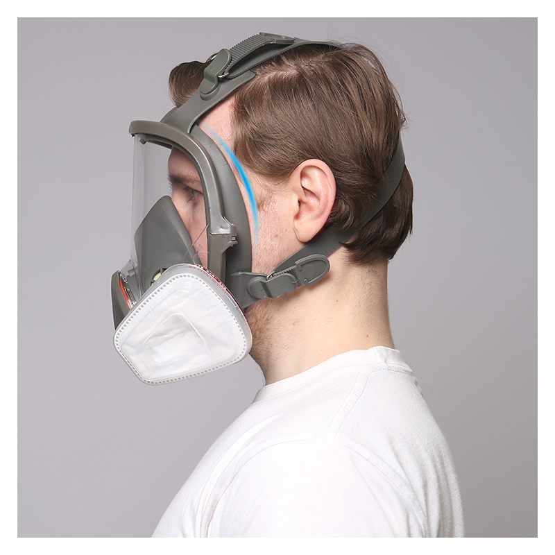 6800 Respirator Gas Wajah Penu - Dust Mask Construction ulasan dan harga