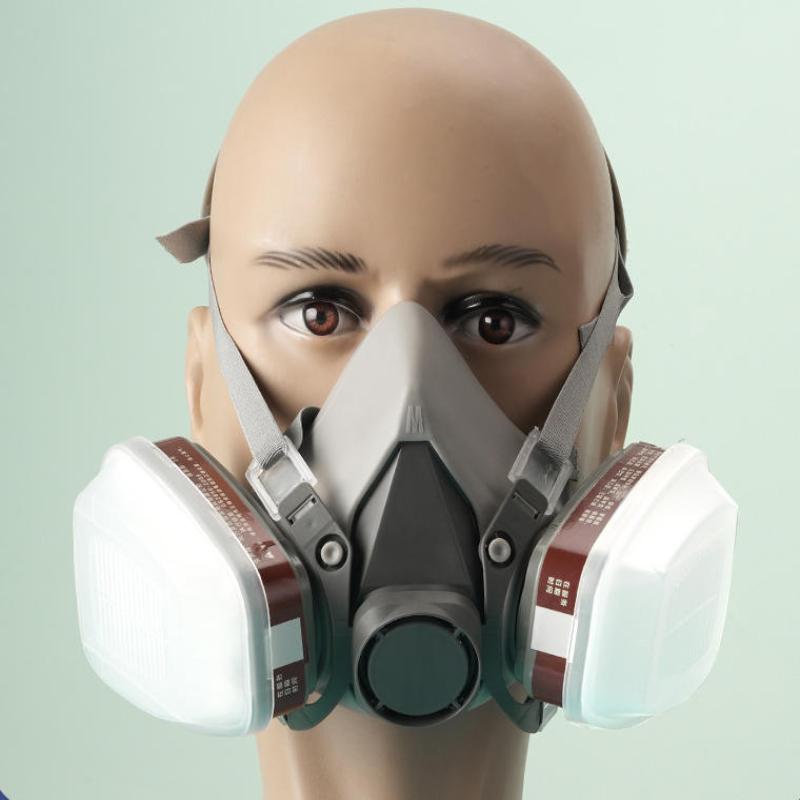 1 Set Masker Debu Setengah Waj - Respirator Half Face ulasan dan harga