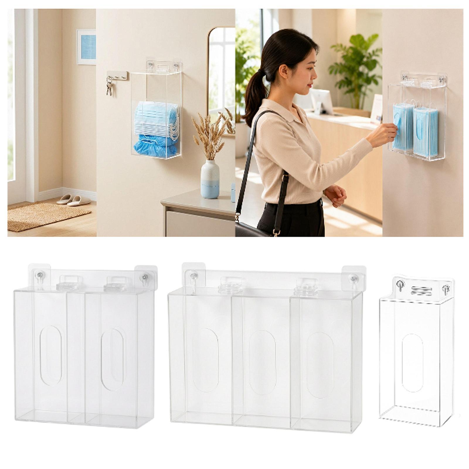 Tempat Sarung Tangan Akrilik y - Face Mask Storage Box ulasan dan harga
