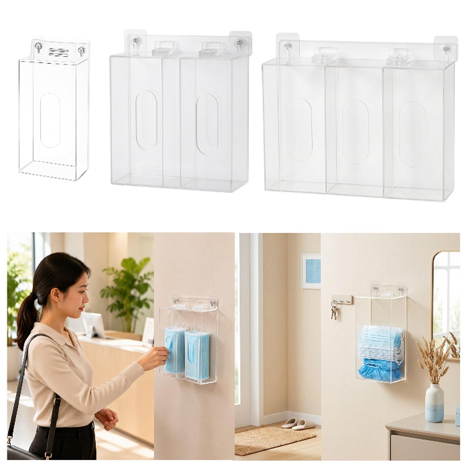 Tempat Sarung Tangan Akrilik y - Face Mask Storage Box ulasan dan harga